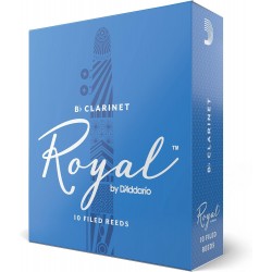 Royal Bb Clarinet Reeds - Reeds for Clarinet - Strong Spine - Works Well for Classical & Jazz - Clarinet Reeds