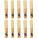 Pimoys 10 Pack Traditional Bb Clarinet Reeds with Plastic Box