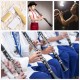 SUEWIO Bb Clarinet Traditional Reeds, Pack with Portable Case