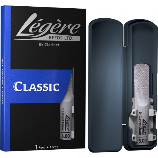 Légère Reeds Premium Synthetic Woodwind Reed, Bb Clarinet, Classic