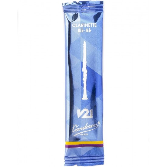 Vandoren CR803 Bb Clarinet V21 Reeds，ability to handle large interval leaps efficiently with an even rich tone.