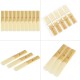 Sovvid 10 Pack Bb Clarinet Reeds with Plastic Box, Thinner Reed Tip & Unfiled Cut for Easy of Play, Traditional Reeds for Clarinet Beginner and Player