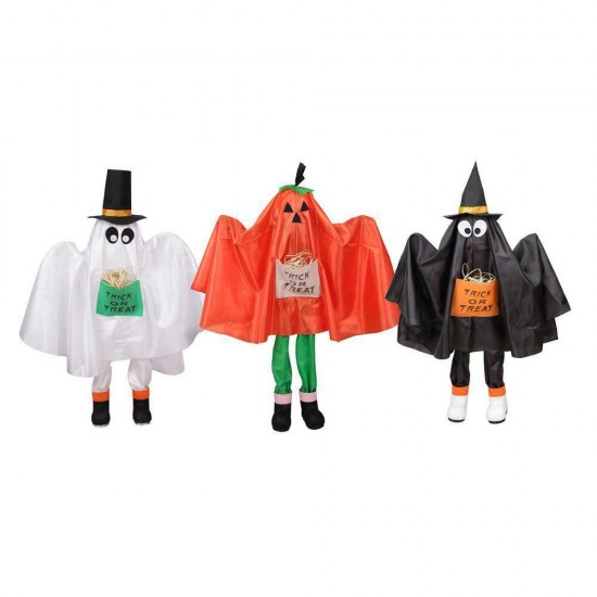 3Ft Tall Halloween Indoor Outdoor Yard Decor Spooky Ghost Kids Figure Sculptures