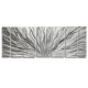 handmade Silver Etched Metallic Wall art modern Design - By Jon Allen