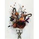 TALL SKELETON BOWL CENTERPIECE HALLOWEEN PARTY DECORATION ARRANGEMENT 33” TALL