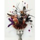 TALL SKELETON BOWL CENTERPIECE HALLOWEEN PARTY DECORATION ARRANGEMENT 33” TALL