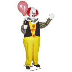 Life-Size Animated Pennywise Decoration Adult It Halloween