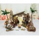 16 Pc Indoor Polyresin Hand-Painted Centerpiece Nativity Set Christmas Decor