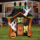 Halloween Gemmy 9 ft Haunted Ghost House Scene Airblown Inflatable NIB