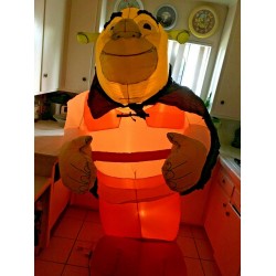 SHREK OGRE GEMMY  AIRBLOWN INFLATABLE HALLOWEEN. 8 FT. With BANNERS.