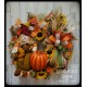 Scarecrow Wreath, Fall Wreath, Sunflower Wreath, Fall Decor, Thanksgiving Wreath