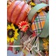 Scarecrow Wreath, Fall Wreath, Sunflower Wreath, Fall Decor, Thanksgiving Wreath