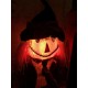 54” Fiber Optic Scarecrow Pumpkin Witch Hat JOL Fall Hay Halloween Trendmasters