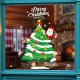 30X(DIY Christmas Tree Bell Wall Stickers Home Shop Window Glass Decals Hol U1E6