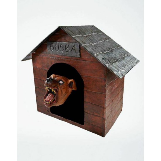 2.8' Possessed Dog & Doghouse Motion Activated Animatronic Halloween Decoration