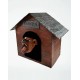 2.8' Possessed Dog & Doghouse Motion Activated Animatronic Halloween Decoration