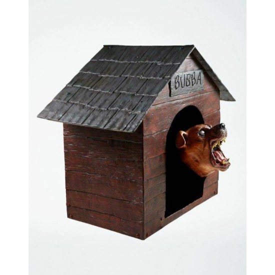 2.8' Possessed Dog & Doghouse Motion Activated Animatronic Halloween Decoration