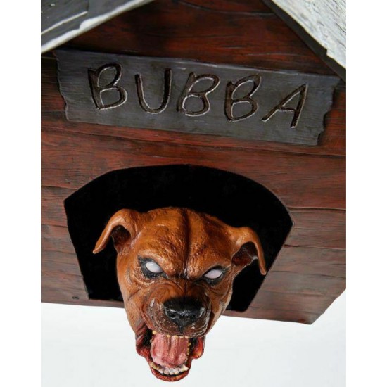 2.8' Possessed Dog & Doghouse Motion Activated Animatronic Halloween Decoration