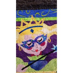 Creepy Halloween Quilted Banner