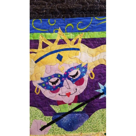 Creepy Halloween Quilted Banner