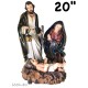 20 Inch Holy Family Jesus Christ Mary Joseph Statue Figure Figurine Religious