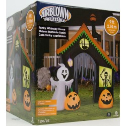 Gemmy Halloween 9 ft Funky Whimsey Haunted House Airblown Inflatable NIB