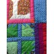 Handmade CHRISTMAS QUILT Noel Holiday Decor Wall Mount Large 60”x40” WOW!!!