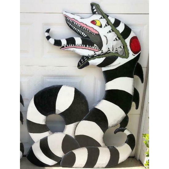 SANDWORM from BEETLEJUICE 6 FT. HALLOWEEN LAWN ART YARD SIGN DECOR