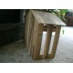 Folding Large Walnut Nativity Stable Christmas Creche Collapsible Shed Compact