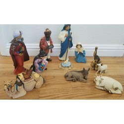 Leo Price, 10 piece Millennium Nativity LDT 137/2000 sets. Prestige Designs  IOB