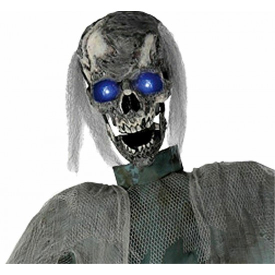 Halloween LifeSize ANIMATED TWITCHING GHOUL ZOMBIE Haunted House Decoration Prop