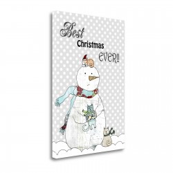 Best Christmas Ever By Sarah Ogren, Fine Art Giclee Print on Gallery Wrap Canvas