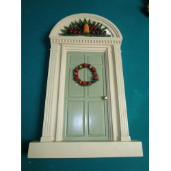 BYEHS CHOICE COLONIAL CHRISTMAS DOOR WALL DECOR 13 X 21