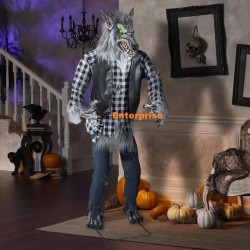 Halloween Animated Life size Howling Werewolf Haunted House Prop