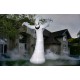 12 ft Inflatable Airblown Ghoul Ghost Short Circuit Light Effect Halloween Decor