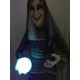 5' Tall Animatronic Standing Fortune Telling Witch w/ Sound & Lights Prop Gypsy