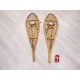 Authentic Vintage Pair of Used Snowshoes (47-90-G3390) Y8U