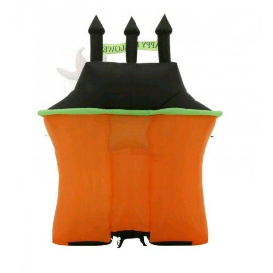 NEW - Gemmy Halloween Airblown Pre Lit Haunted Ghost House 9' FT Tall (No Box)