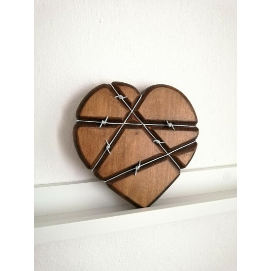 Valentine's day gift Wall heart decor steampunk sacred for him her girlfriend