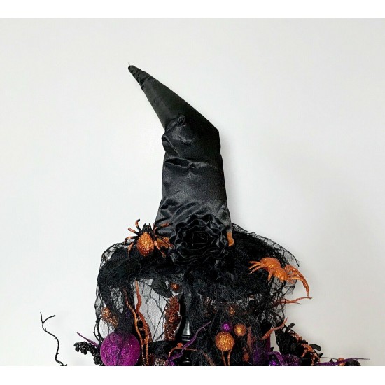 HALLOWEEN WITCH’S HAT CENTERPIECE PARTY DECORATION SPOOKY SCARY ARRANGEMENT NEW