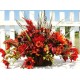 Thanksgiving Floral Silk Table Centerpiece Spray Arrangement Custom /Altar Arrgs