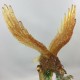 Amore Jewell Flying Eagle figurines ornament Fengshui Liuli Crystal glass gift