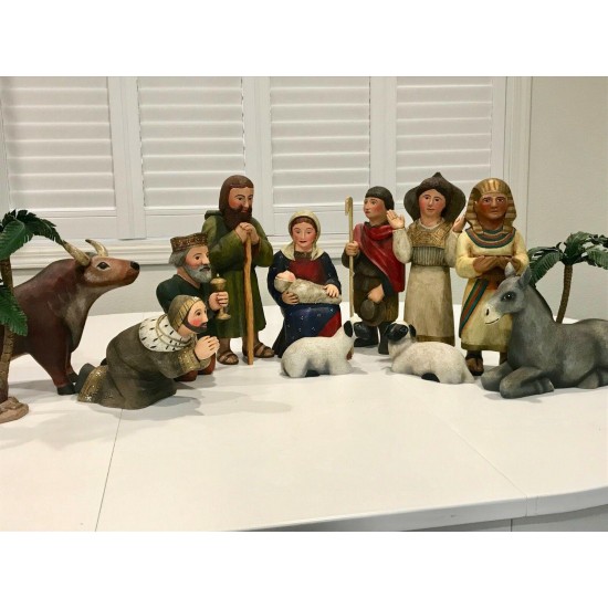 Dept. 56 Nativity 11 piece Set, Leo Smith's Our Town