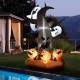 8ft Halloween Inflatable Outdoor Decoration LED - Dead Tree Pumpkins and Ghosts