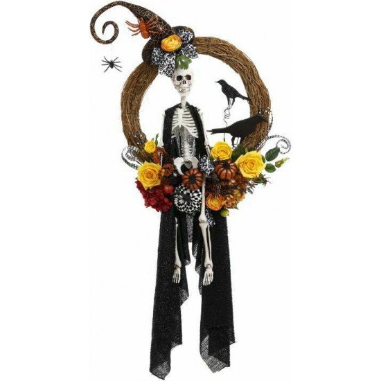 Mark Roberts Skeleton Witch Wreath - 20