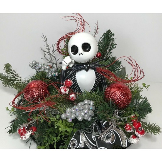 JACK SKELLINGTON NIGHTMARE BEFORE CHRISTMAS CENTERPIECE HALLOWEEN DECORATION NEW