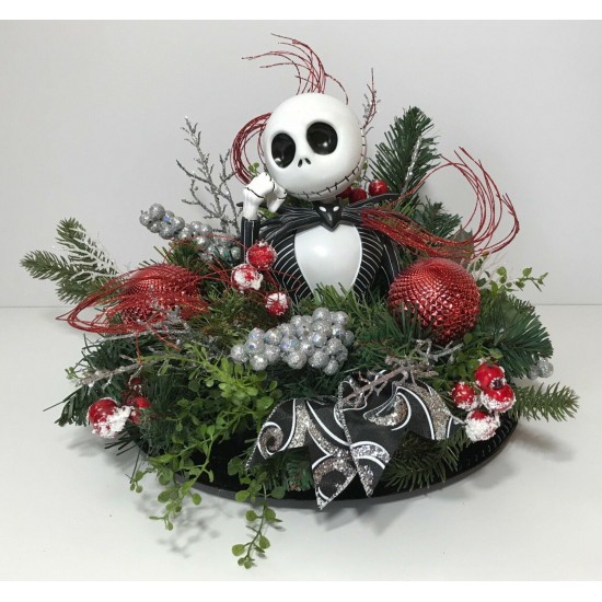 JACK SKELLINGTON NIGHTMARE BEFORE CHRISTMAS CENTERPIECE HALLOWEEN DECORATION NEW