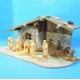 MANGER CRECHE Lepi Italy 8-Wood Figure Jesus Mary Joseph Grodner Tal Val Gardena