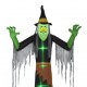 12FT Halloween Airblown Inflatable Witch lighted Short Circuit Gemmy Prop Decor