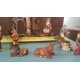 MAGNIFICENT DETAILS CHRISTMAS NATIVITY SET CHECHE MANGER BABY JESUS MUST SEE